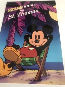Disney Postkarte Stars Shine On St. Thomas - Bild 1 von 2