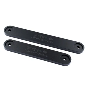 Outboard Upper & Lower Transom Mounting Plates Pair 16mm T6 Anodised Plate Alloy - Picture 1 of 1