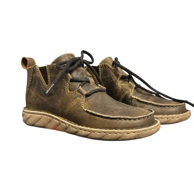 Botas informales Tony Lama Estancia de cuero de vaca tostadas para hombre sin usar, en caja # TLC505 talla 7,5D NUEVAS Foto 1 de 4