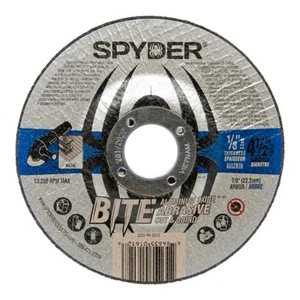 Grinding Wheel 4.5 in Aluminum Oxide (Type 27, 1/8-Inch Thickness) Spyder 21125 - Picture 1 of 4