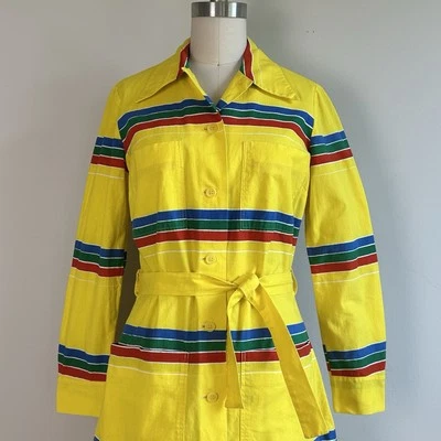 1974 Marimekko for Design Research ‘Anti’ Print Shirt Dress 38/10 Pentti Rinta - Image 1 of 4