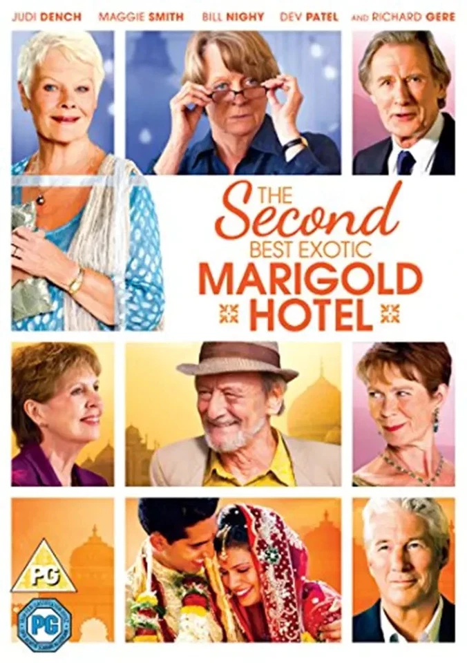 The Second Best Exotic Marigold Hotel Judi Dench  No Case – DVD & artwork Only - Image 1 of 1