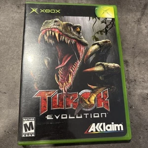 Turok Evolution Microsoft Xbox - CIB w/ Manual! Tested Working Very Clean - Picture 1 of 14