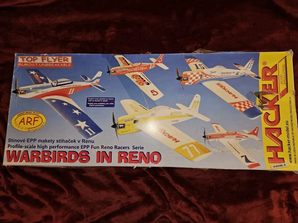 Hacker Rc Flugzeug Elektro  Warbirds In Reno Mustang Miss Amerika Inkl Motor Top - Bild 1 von 4