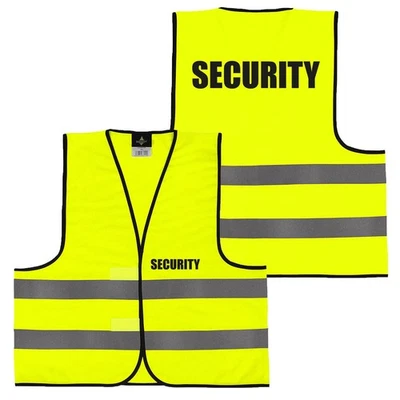 SOSACHEN Warnweste Security 5er 10er Sets Sicherheitsweste Reflexweste Weste Personal
