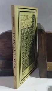 Rare Book Ben Burroughs Remembrances Paperback Vintage Poetry - Picture 1 of 9