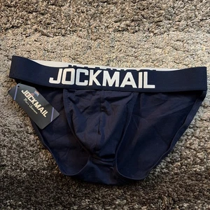 Jockmail Men's Underwear  Briefs Blue Tag Size XL **Fits Like SMALL** - Picture 1 of 5