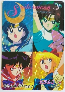Sailor Moon S Amada PP Partie 8 Carte Prism Dur 387 SAILOR Mars Venus Jupiter - Picture 1 of 2
