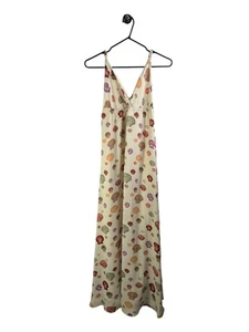 L'AGENCE Like New Women's Cream Maxi Dress Size S/8 - Shell Print Design - Picture 1 of 4