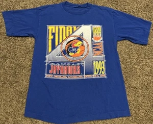 Vintage - 1993 Final Four New Orleans NCAA - Kansas JayHawks - Adult L A36 - Picture 1 of 5
