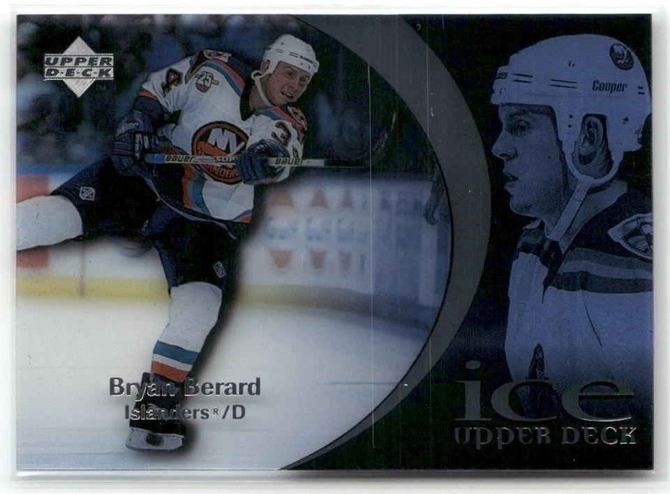 1997-98 UPPER DECK ICE BRYAN BERARD NEW YORK ISLANDERS #54 - Image 1 of 3