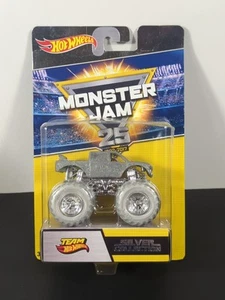 Hot Wheels Monster Jam Team Hot Wheels 1:64 RARO Silver Collection 2017 - Imagen 1 de 12