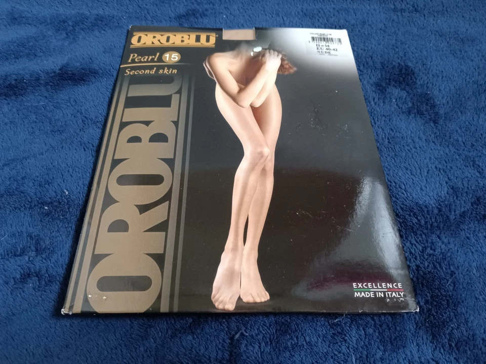 Nuevas Medias Oroblu Pearl 15 Second Skin, Talla M, Nude, Hechas en Italia Foto 1 de 1