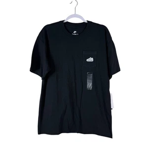 NWT Nike Mens Small Sportswear Max90 Cortez Sneaker Patch Graphic T Shirt Black - Picture 1 of 8