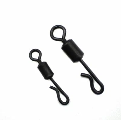 Quick change Swivels size 8 size 11 carp barbel coarse fishing tackle - Image 1 of 4