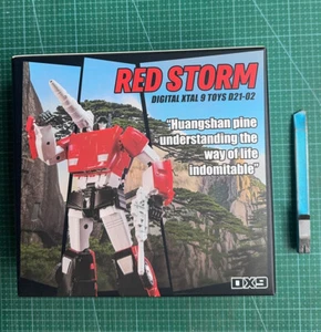 New Transformation toys DX9 toys DX9 D21-02 Red Storm Figure In Stock - Picture 1 of 5