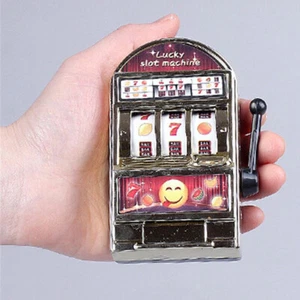 (Or) Jouet De Machine à Sous Bancaire Mini Machine à Sous - Foto 1 di 12