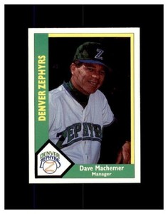 1990 Denver Zephyrs CMC #25 DAVE MACHEMER