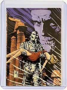 1991 Topps Universal Monsters Horrorglow H3 The Mummy Chase Card - Picture 1 of 2