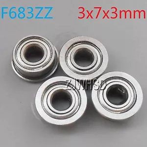 4pcs F683zz Sealed Flange Bearing 3 x 7 x 3 mm for TAMIYA TRAXXAS RC Hobby DIY - Picture 1 of 1