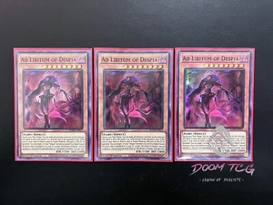 Yugioh! Ad Libitum of Despia BODE-EN011, MP22-EN192 (SR) 1st Ed 3x - Picture 1 of 1