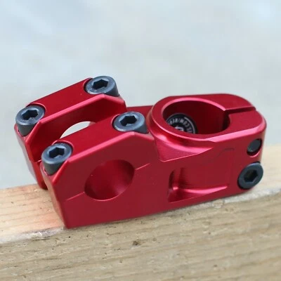 S&M BMX RACE XLT BICYCLE STEM BLACK RED MADE IN USA - Image 1 of 3