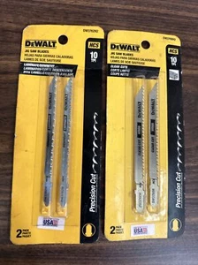 DeWalt (DW3750H2) 4" L x 1/4" W 6 TPI T-Shank Carbon Steel Jigsaw Blade - 2 Pack - Picture 1 of 2