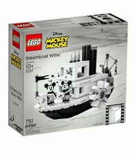 LEGO 21317 Steamboat Willie 90 Years Ideas Mickey Mouse Minnie NEW SEALED