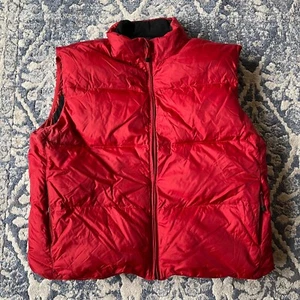 Vintage Gap Goosedown Puffer Vest Red Size 2XL Outdoor Hiking Camping Y2K 90s - Picture 1 of 10