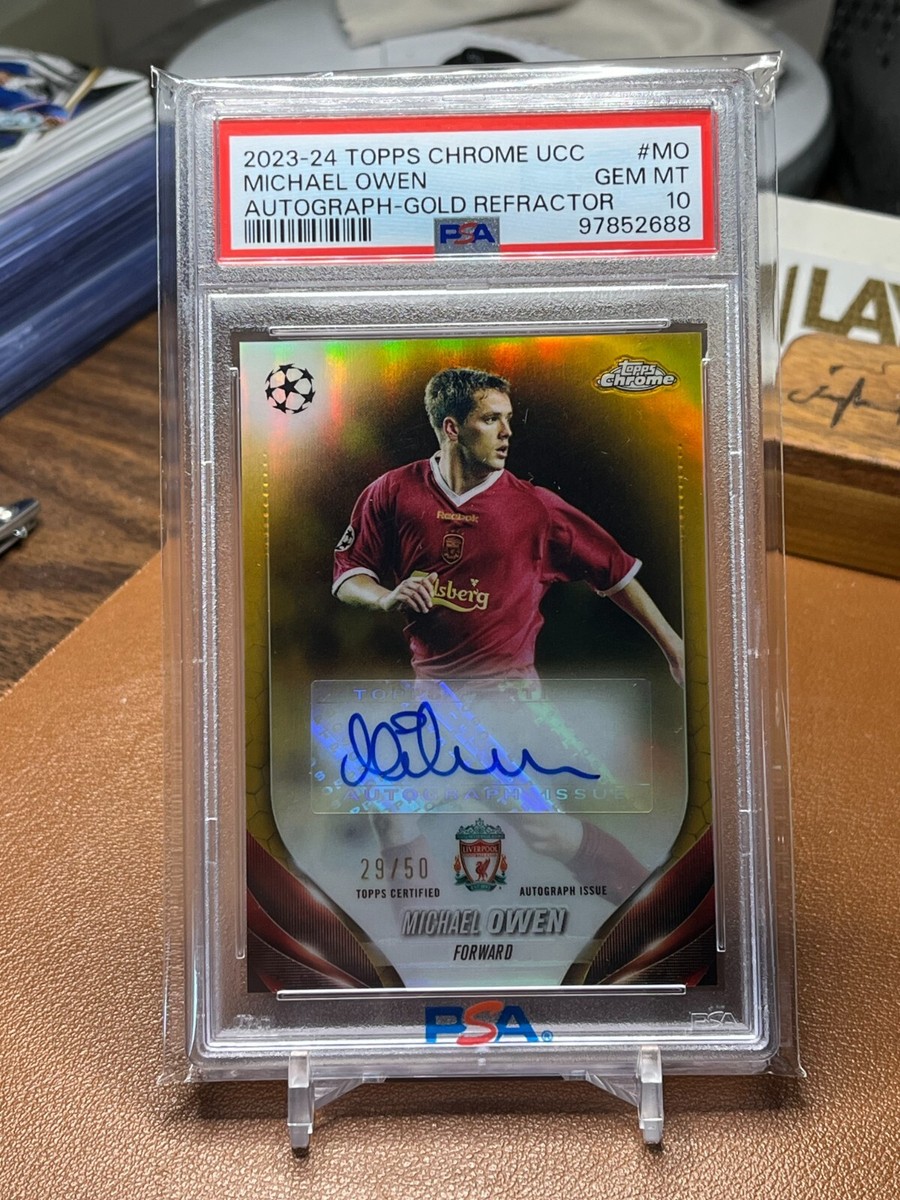 世界3枚限定！PANINI MICHAEL OWEN PSA AUTO10 世界3枚限定！PANINI MICHAEL OWEN PSA AUTO10 Panini Michael