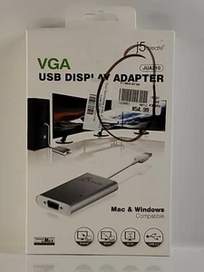 j5create USB to VGA Display Adapter 1080p HD Resolution Up to 1920 x 120 - Picture 1 of 5