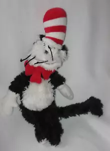 Dr. Seuss The Cat in the Hat Manhattan Toy Plush Doll 2002 Small 12" Furry - Picture 1 of 5