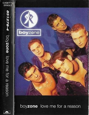 BOYZONE LOVE ME FOR A REASON CASSETTE SINGLE POP Europop, Ballad - Image 1 of 4