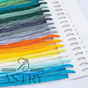 Cross Stitch Thread Organiser Card Sort Safe Floss Embroidery Keeper Holder 24 - Picture 1 of 4