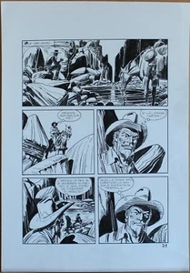 JOSE' ORTIZ - TAVOLA ORIGINALE TEX - 'EVASIONE' - Bild 1 von 1