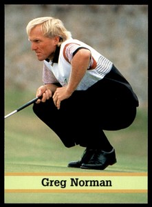 Fax-Pax Famous Golfers (1993) Greg Norman No. 8
