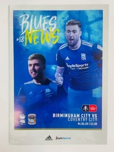 2019/20 BIRMINGHAM CITY V COVENTRY CITY 04-02-2020 FA CUP 4TH ROUND REPLAY - Picture 1 of 1
