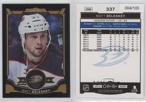 2015-16 O-Pee-Chee Rainbow Foil Black /100 Matt Beleskey #337