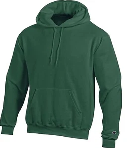 Mens Champion Hoodie Green Small (34 - 36) Wicking Fleece Lining - Picture 1 of 9