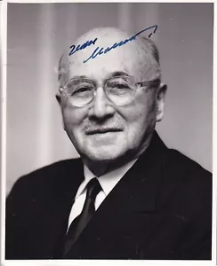 Jean Monnet „Vater Europas“ - Foto von 1978 - original signiert - Picture 1 of 3