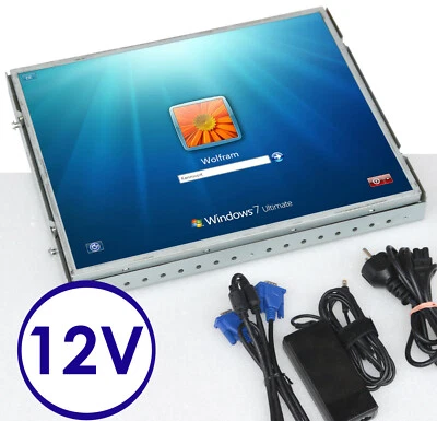 19" 48cm TFT WANDMONITOR OPENFRAME MONITOR 1280x1024 MIT 12V 12 VOLT STROMVERS 1 - Bild 1 von 2
