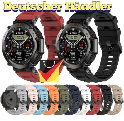 MARKENLOS Silicone Sport Strap for Amazfit T-Rex Ultra Watch Strap, Replacement Strap Strap