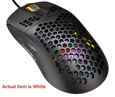 HXSJ J900 Wired Programmable Gaming Mouse RGB Lighting F109 - Image 1 of 4