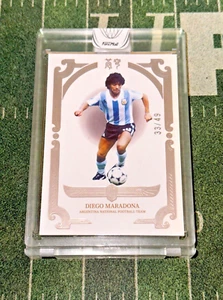 2023 FansMall Argentina Diego Maradona ENCASED Silver /49 SSP EXTREMELY RARE🏆🔥 - Picture 1 of 2