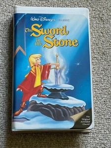 Vintage Walt Disney The Sword In The Stone VHS 229 V Black Diamond - Picture 1 of 1