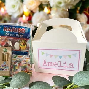 Personalised Childrens Kids WEDDING CHRISTENING BIRTHDAY Activity Box Pack - Picture 1 of 8
