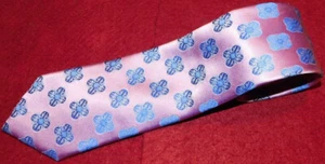 MEN'S TED BAKER LIGHT PINK/BLUE/WHITE FLORAL TIE - TIES - DESIGNER TIES. - Picture 1 of 3
