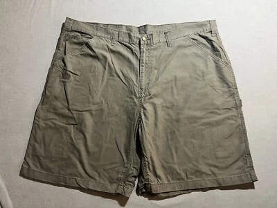 Pantalones Cortos Carpintero Glory Desteñidos Para Hombres 46 Marrón Bolsillos Frontales Planos Cremallera Lazo Martillado. Foto 1 de 4