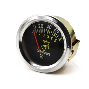 Manom??tre ?? pression d'huile m??canique voiture 2 pouces 52 mm 0-80 PSI 12V DC - Picture 1 of 6
