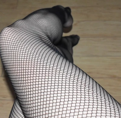 Medias pantimedias medias de red negras vintage sin marca Foto 1 de 4